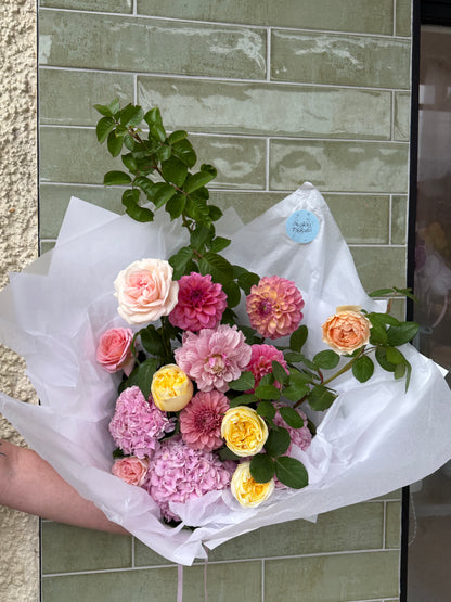 Bouquet of bright flowers
